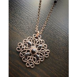 Bundle Item! Bronze & Black Pendant Necklace